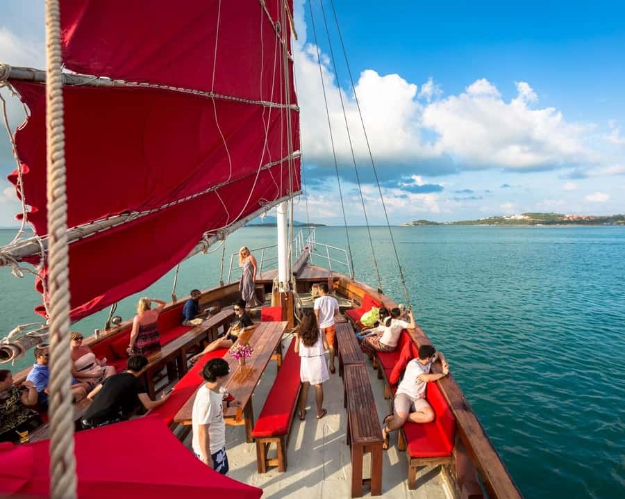 Koh Samui: Red Baron Romantic Sunset Dinner Cruise - Value at $97 per person