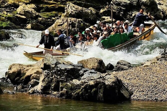 Kyoto Sagano Romantic Train in Arashiyama Bus Tour - The Hozu River boat ride from Kameoka