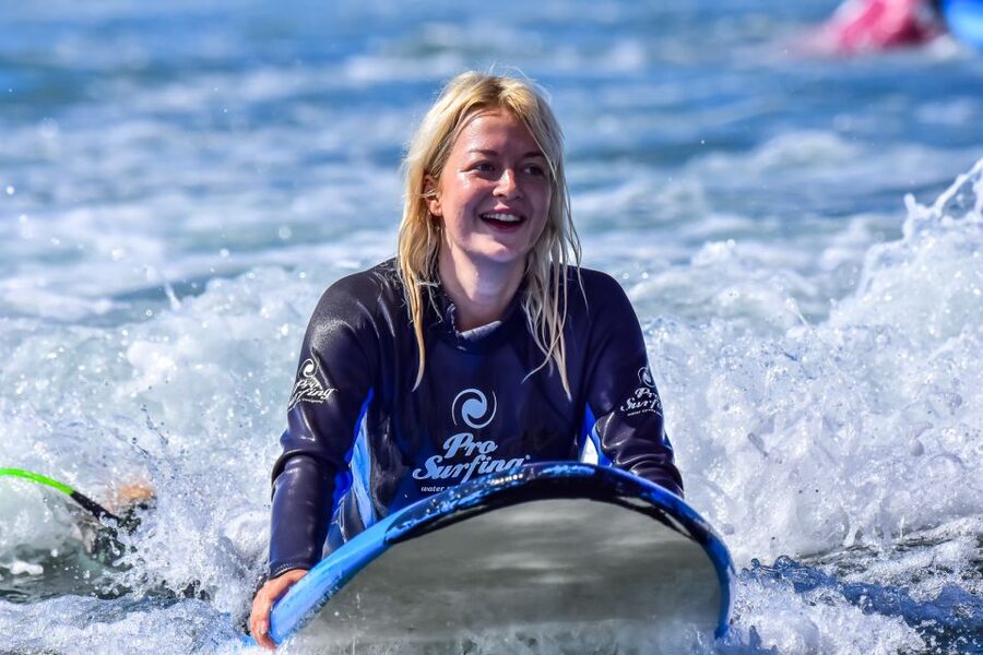 Las Palmas: Learn to Surf with a Special Price for Two Group - Safety and theory before the water