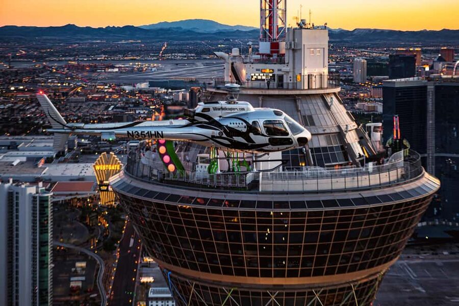 Las Vegas Night Strip Helicopter Wedding Ceremony Package - What the $1,350 price really buys