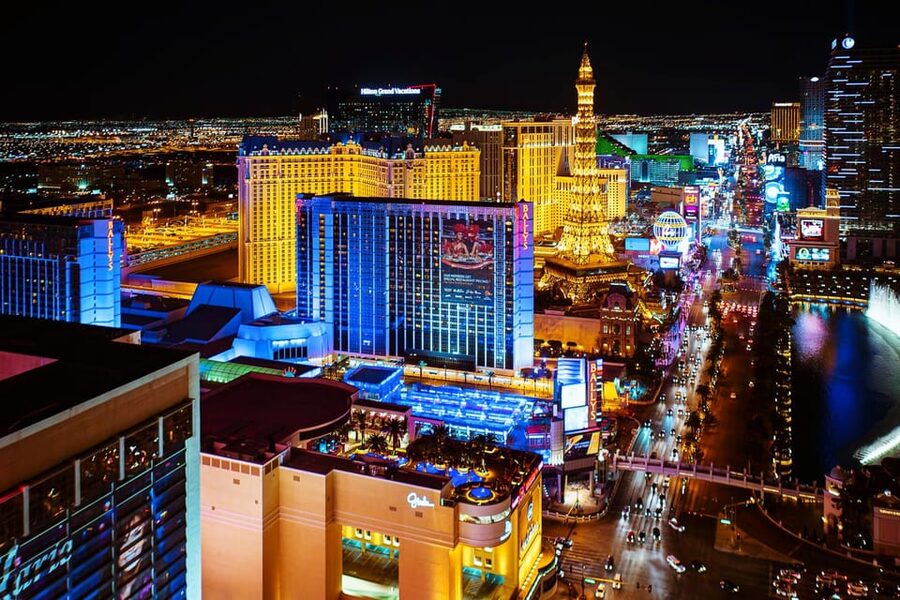 Las Vegas Night Strip Helicopter Wedding Ceremony Package - Returning to your hotel after the vows