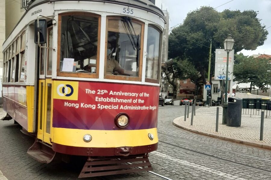 Lisbon: 1,5 Hours Historical Tuk Tour for Two Persons. - Alfama from street level