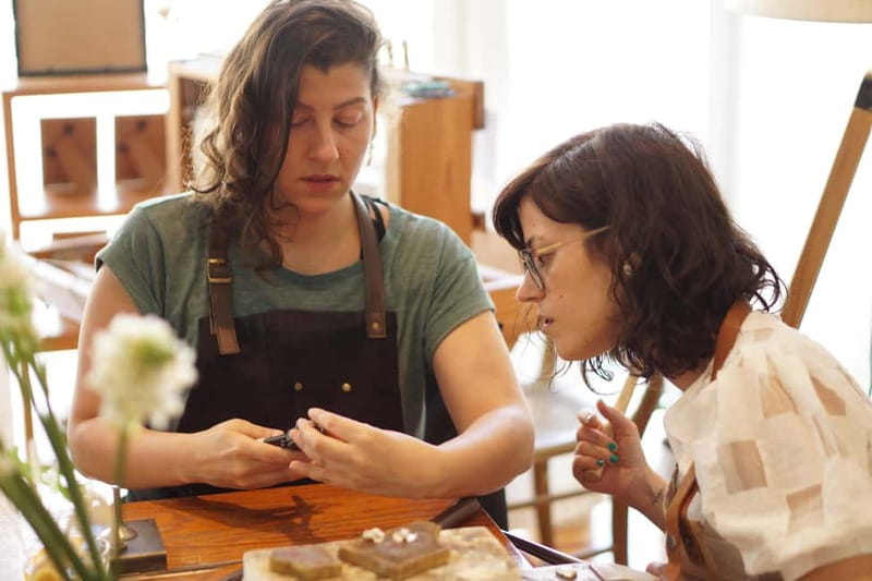 Lisbon: Couples’ Silver Jewelry Workshop with Local Artisans - Choosing between rings and earrings