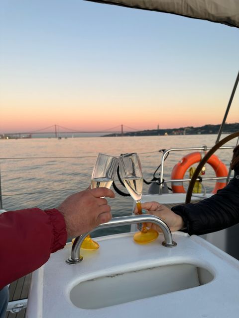 Lisbon: Romantic Cruise with Wine & Portuguese Tapas - Monument to the Discoveries and the Belém waterfront