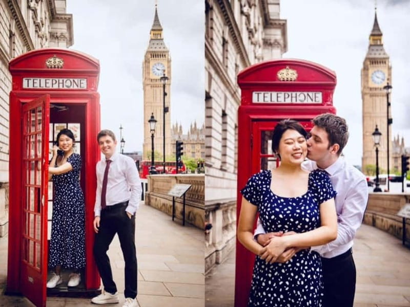 London: Private Couples Photography Session with Landmarks - A short session built around London’s biggest views