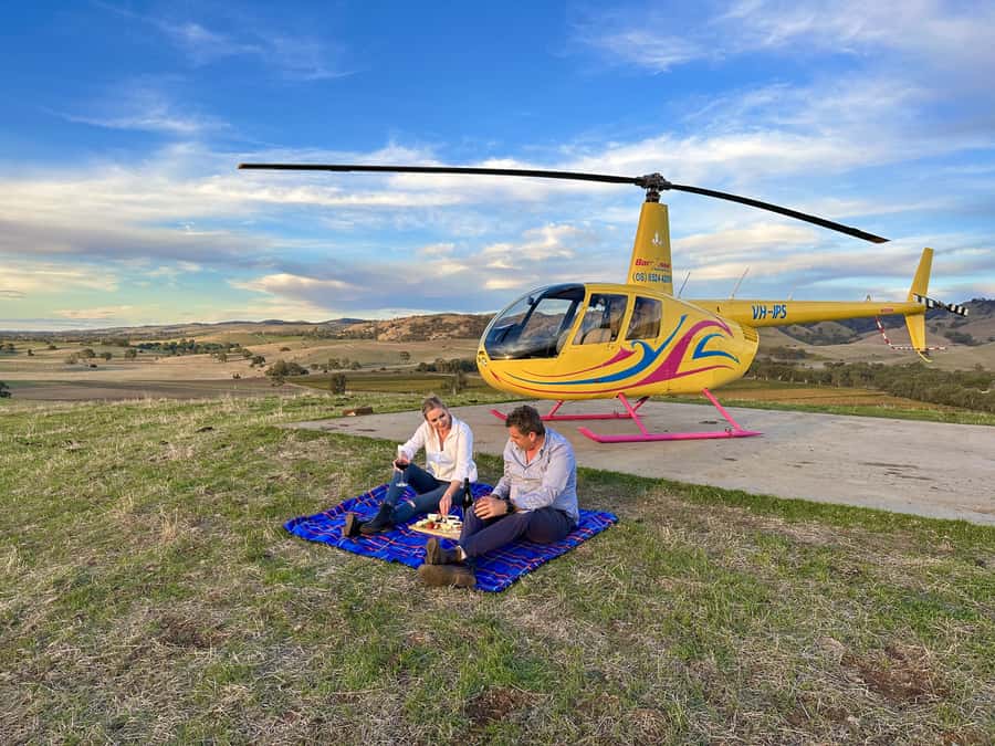 Lyndoch: Barossa Valley Helicopter Flight & Romantic Picnic - What you see during the short Barossa flight