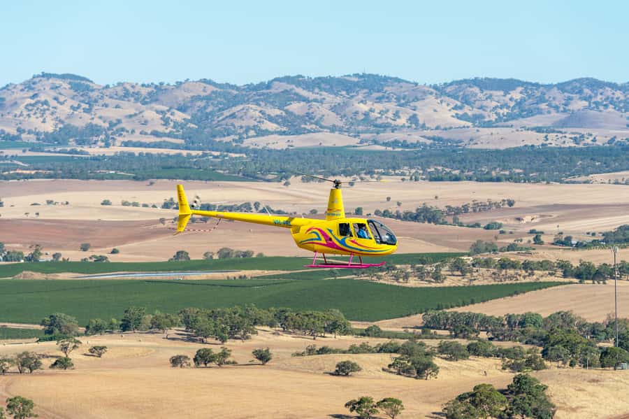 Lyndoch: Barossa Valley Helicopter Flight & Romantic Picnic - The five-minute briefing and helicopter departure