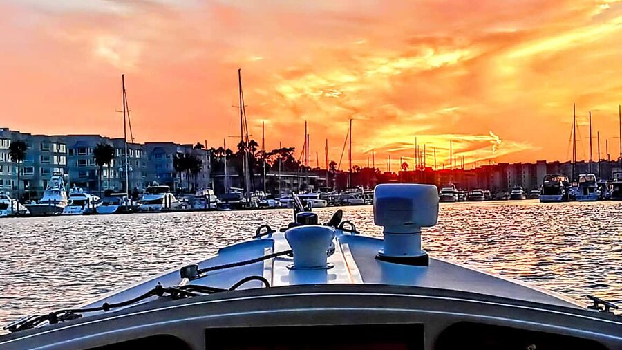 Marina Del Rey: Romantic Cruise, Dinner Charcuterie or Sushi - The marina route and what you will see
