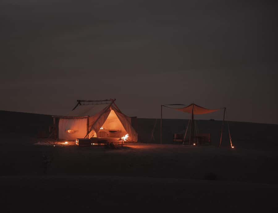 Marrakech: Agafay Desert Private Dinner w/ Music & Fire Show - Gnaoua music, henna, and fire performance