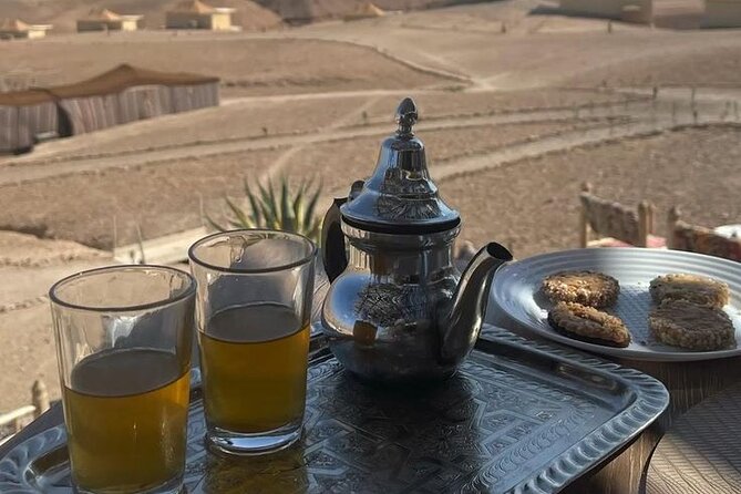 Marrakech Agafay Desert Sunset dinner & show Fire & Berber music - Dinner with tagine, couscous, salads, and dessert