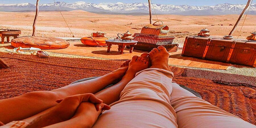 Marrakech: Agafay Desert Sunset Dinner with Show &Camelr ide - Bonfire music and dancing keep the evening lively