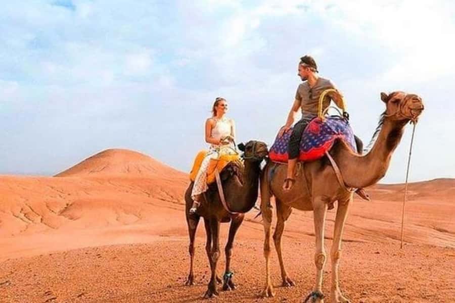 Marrakech: Sunset Dinner in Agafay Desert with Camel Ride - Sunset views, Moroccan tea, and the Berber camp