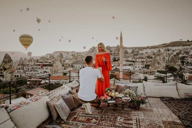 Marriage Proposal Surprise & Engagement in Cappadocia - Photos, edited images, and the short video