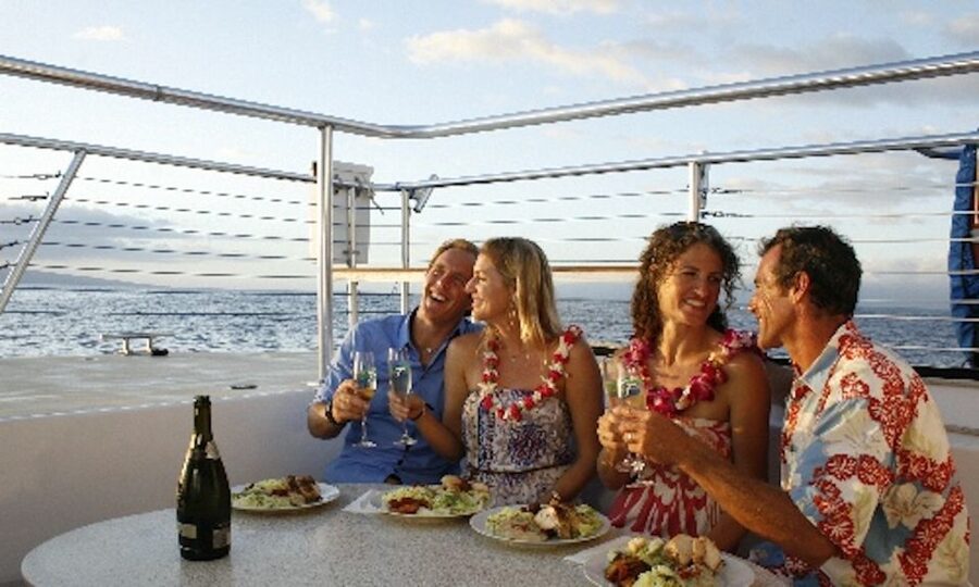 Maui: Ka'anapali Luxury Sunset Dinner Sail - A Buffet Built Around Hawaiian Flavors