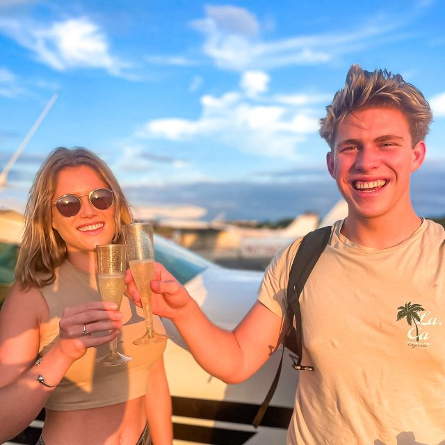 Miami Beach: Romantic Sunset Flight with Champagne - From Kendall to the coast: what you see from above