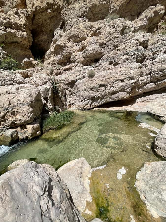 Muscat: Wadi Shab, Romantic Cave and Sinkhole Full-day Trip - Romantic Cave and its coastal views