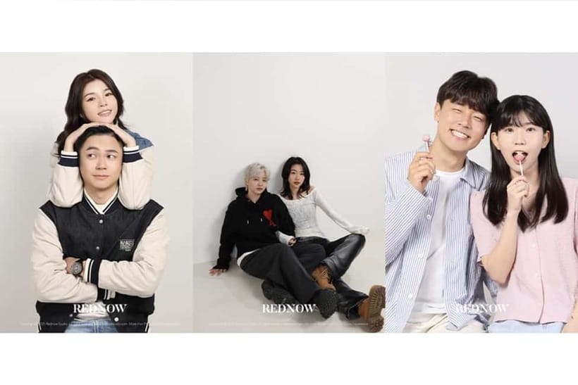 Myeongdong Rednow Studio: Portraits, Couples & Family Photo - Couple portraits that include individual images