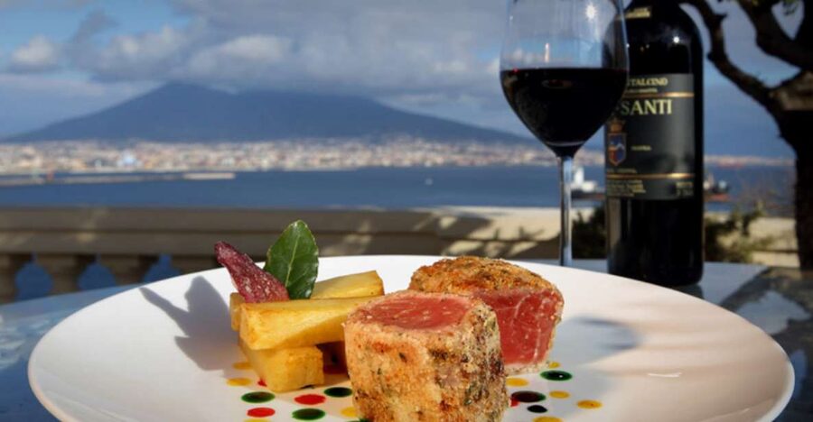 Naples: romantic dinner on the rooftop terrace - Dinner above Via Partenope