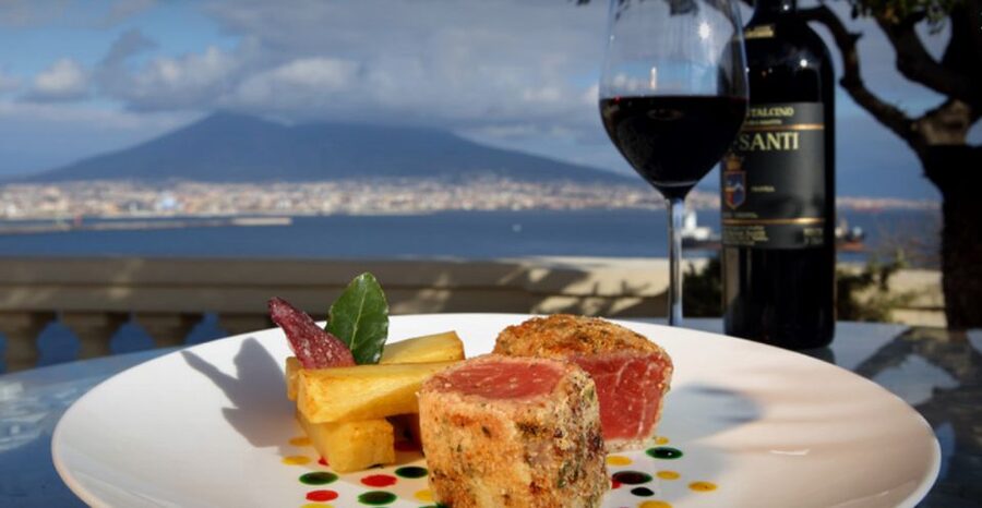Naples: romantic dinner on the rooftop terrace - Service and the atmosphere indoors