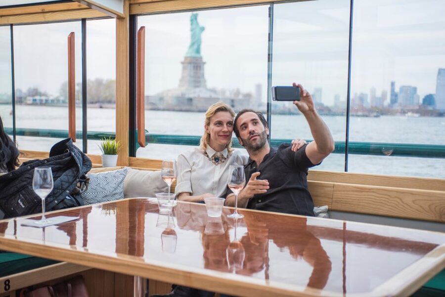 NYC: Romantic Valentine's Day Champagne Cruise - Open deck views and February comfort