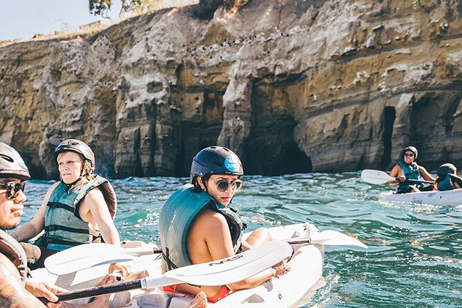 Original La Jolla Sea Cave Kayak Tour for Two - A closer look at the launch and paddling