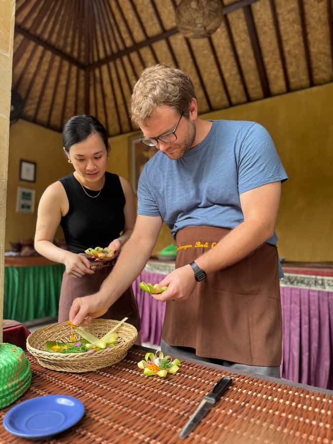 packages cooking class and romantic dinner in a local home - Preparing six traditional dishes by hand