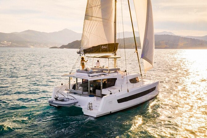 Panormo: Luxury Sunset Catamaran Cruise Sushi & Open Bar - Sushi, Fruit, and an Open Bar at Sea