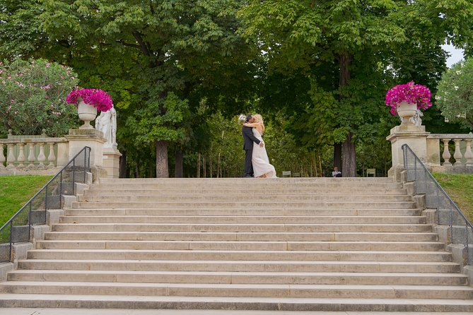 Paris Luxembourg Garden Wedding Vows Renewal Ceremony with Photo Shoot - The value of $354.13 for a private group