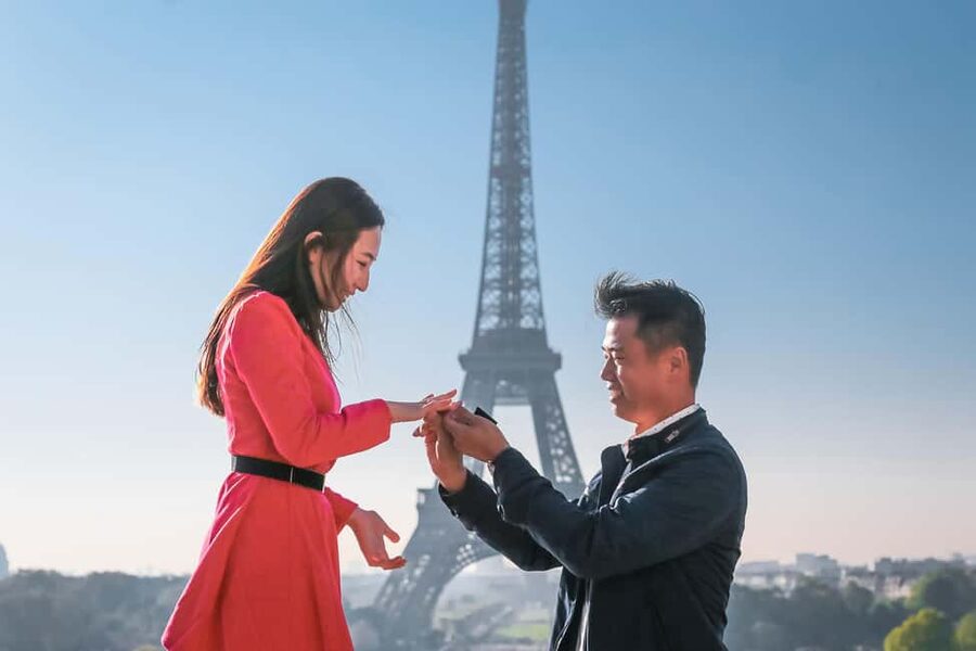 Parisian Proposal Perfection. Photography/Reels & Planning - Photo quality, editing, and delivery