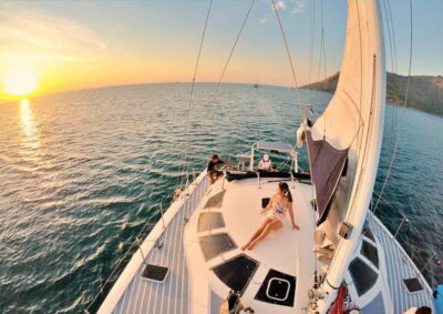 Coral Island Catamaran Cruise with Sunset Dinner