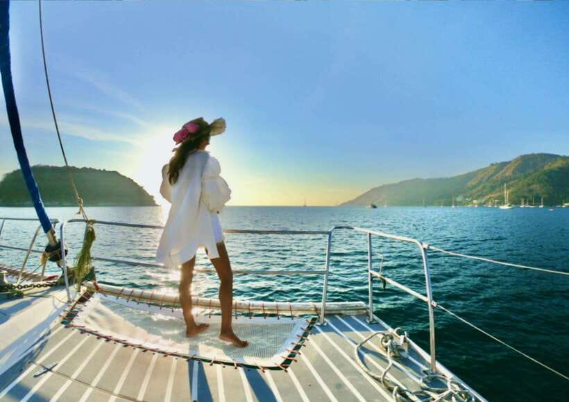 Phuket: Coral Island Catamaran Cruise with Sunset Dinner - Snorkeling at Koh Hey