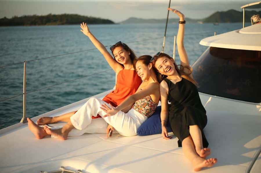 Phuket: Coral Island Day Trip and Sunset Dinner by Catamaran - Sailing from Chalong Pier to Coral Island