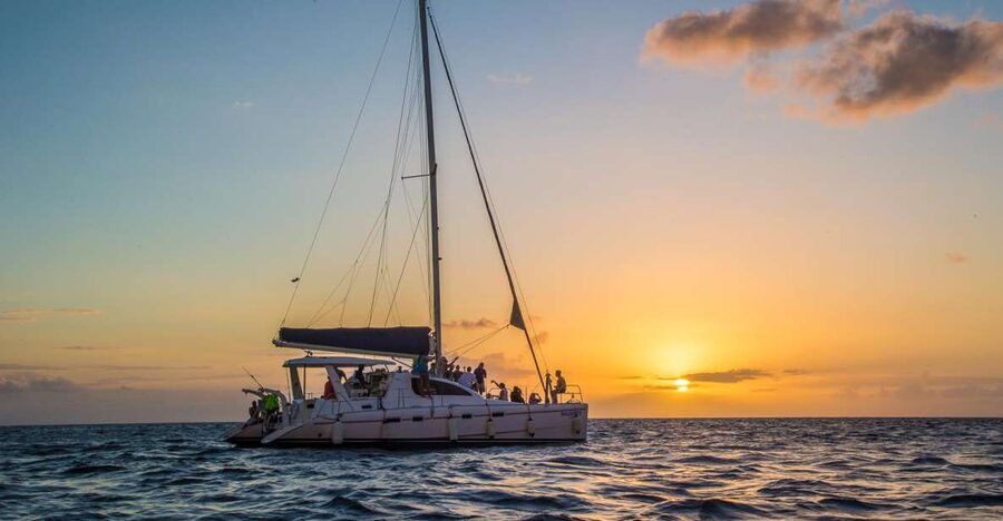 Phuket: Coral Island & Sunset Dinner by Sailing Catamaran - Leaving Phuket for Chalong Pier