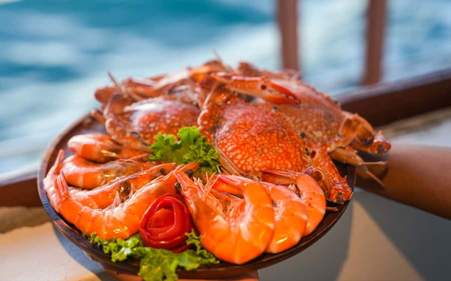 Phuket: Sunset Dinner in Phang Nga Bay by Big Boat - Dinner as the sun goes down