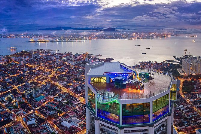 Private Dinner at THE TOP with Skywalk Experience from Penang - Komtar after dark, Penang’s city-high viewpoint