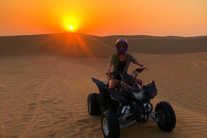 Private Dinner in middle of desert with sunset quad bike tour - Key points at a glance