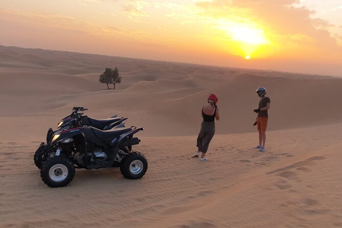 Private Dinner in middle of desert with sunset quad bike tour - A sunset ride before dinner