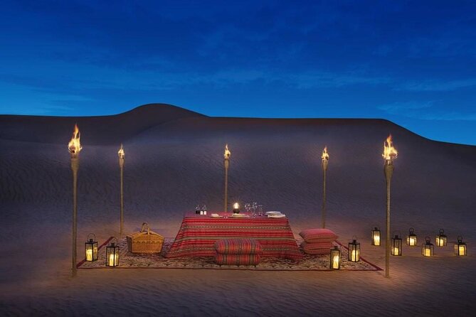 Private Dinner in middle of desert with sunset quad bike tour - Why private matters here