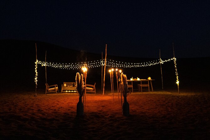 Private Dinner in the dunes in the Mleiha National Park - Key points at a glance