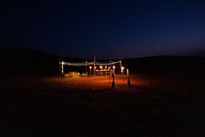 Private Dinner in the dunes in the Mleiha National Park - A camel ride and a nature walk in the desert