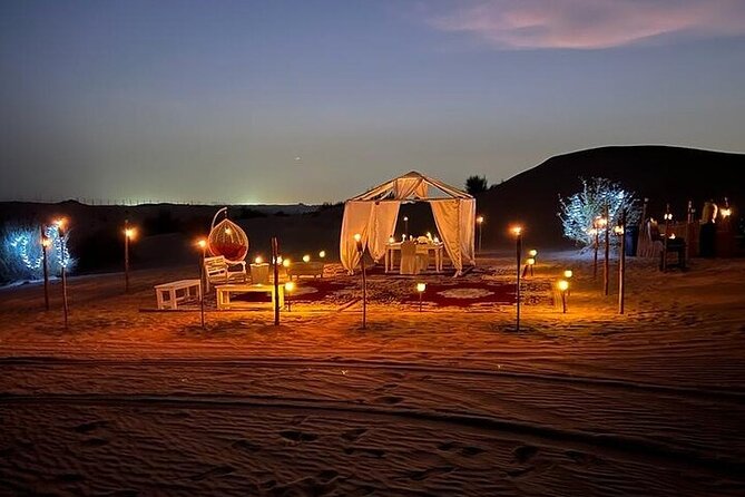 Private Dinner in the Heart of the Desert with Entertainment show - Key points at a glance
