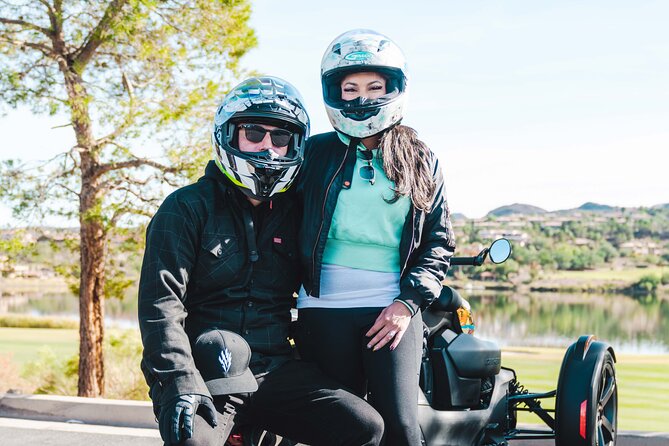 Private Guided Red Rock Canyon Tour for Couples on a CanAm Trike - Seven Magic Mountains adds a bright splash of color