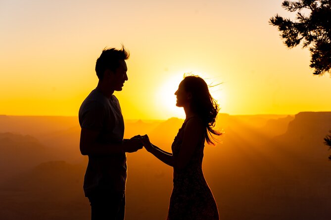 Private Proposal Professional Photo Shoot - Grand Canyon - Planning the surprise by email