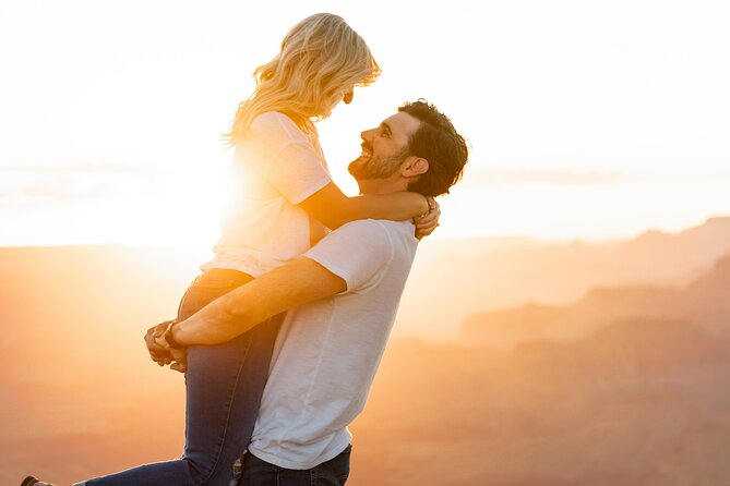 Private Proposal Professional Photo Shoot - Grand Canyon - How the four-hour session unfolds