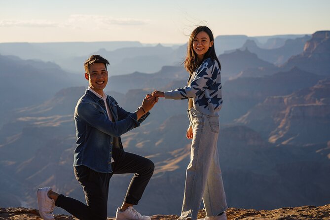 Private Proposal Professional Photo Shoot - Grand Canyon - What you receive after the camera stops