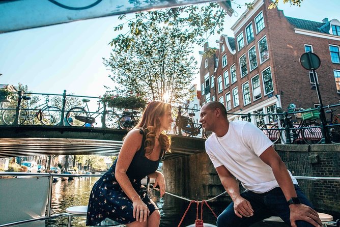 Private Romantic Canal Cruise Amsterdam with Bubbly and Snacks - A private boat changes the mood