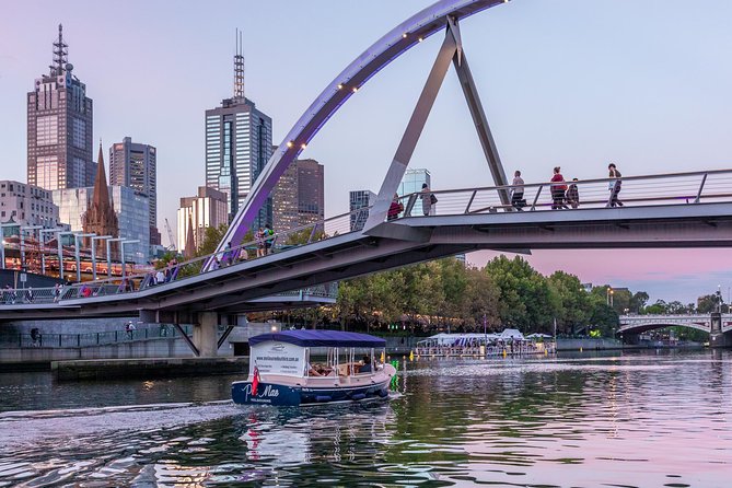 Private Romantic Melbourne Dinner Cruise for 2 - A private view of Melbourne from the Yarra