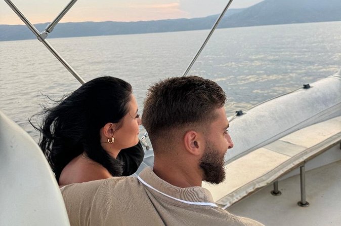 Private Romantic Sunset Cruise in Vlore Bay - Music, snacks, and the cave sighting