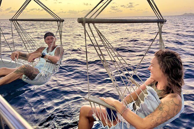 Private Sunset Dinner Cruise in Bonaire w/ Sailing & Snorkeling - Meeting Julia and James at Harbour Village Marina