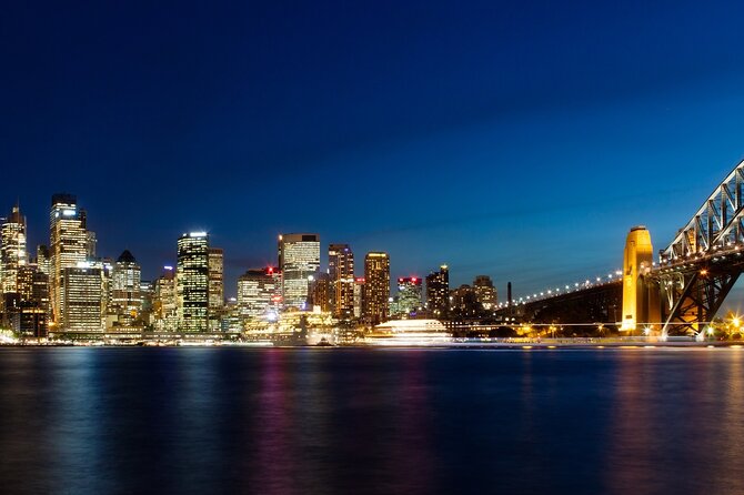 Private Sydney at Night Cruise for two guests - Under the Harbour Bridge